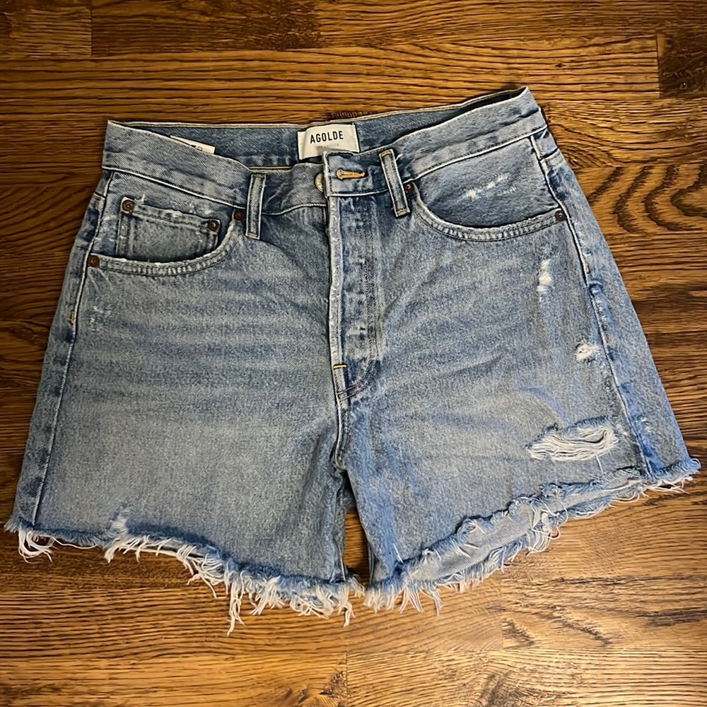 Agolde Parker long shorts